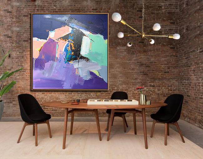 Palette Knife Contemporary Art #L33A - Click Image to Close
